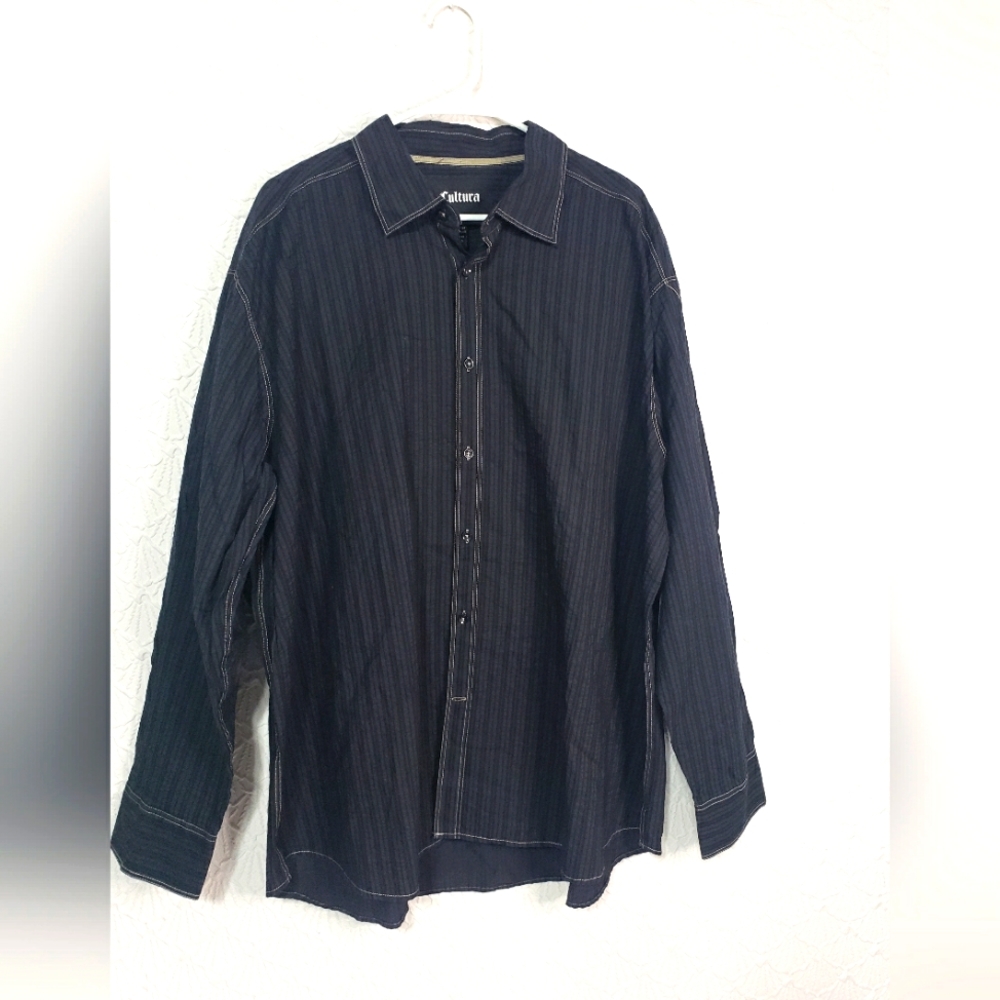 Cultura long sleeved, button down,  size 3XB